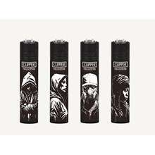 CLIPPER PRINTED FLINT- STENCIL STYLE - 48 PACK