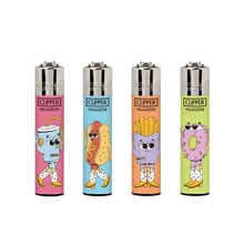 CLIPPER PRINTED FLINT - FOOD FOR THOUGHT - 48 PACK