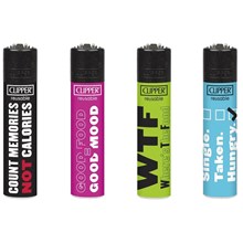 CLIPPER PRINTED FLINT - FOOD QUOTED - 48 PACK