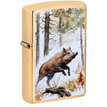 ZIPPO - WILD BOAR DESIGN