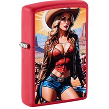 ZIPPO - PINUP COWGIRL DESIGN
