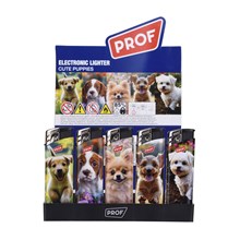 PROF - CUTE PUPPIES REFIL ELECT LIGHTERS - 50 PACK