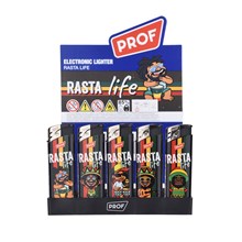 PROF - RASTA LIFE REFILL ELECT LIGHTERS - 50 PACK