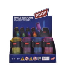 PROF - GRADIENT RUBBER ROUND JETFLAME LIGHTERS