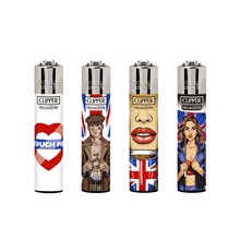 CLIPPER PRINTED FLINT- NAUGHTY LONDON 3 - 48 PACK