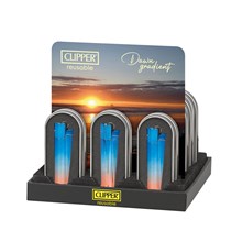 CLIPPER METAL FLINT - DAWN GRADIENT - 12 PACK