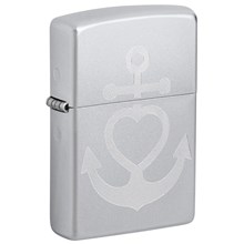 ZIPPO - HEART ANCHOR DESIGN