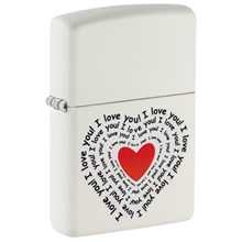 ZIPPO - 214 I LOVE YOU DESIGN