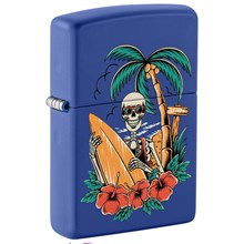 ZIPPO - 229 SURFER SKULL DESIGN