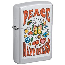 ZIPPO - PEACE HAPPINESS DESIGN