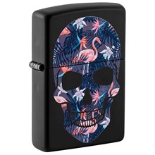 ZIPPO - 218 FLAMINGO SKULL DESIGN