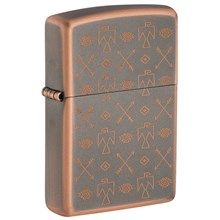 ZIPPO - 49839 INDIAN PATTERN DESIGN