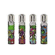 CLIPPER PRINTED FLINT - ASTRO WEED 1 - 48 PACK