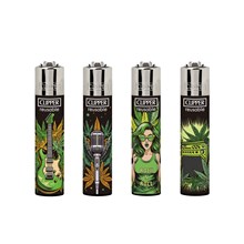 CLIPPER PRINTED FLINT - ROCKSTAR LEAVES - 48 PACK