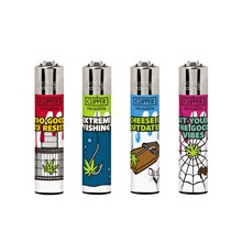 CLIPPER PRINTED FLINT - GREEN BAIT - 48 PACK