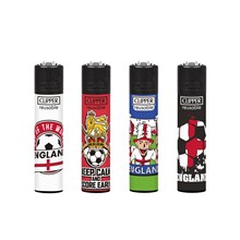 CLIPPER PRINTED FLINT - WORLD FOOTBALL 2 - 48 PACK