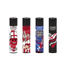 CLIPPER PRINTED FLINT - WORLD FOOTBALL 1 - 48 PACK
