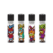 CLIPPER PRINTED FLINT - URBAN TAILS - 48 PACK