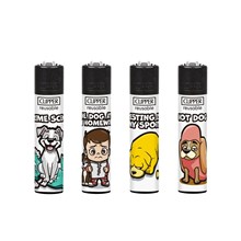 CLIPPER PRINTED FLINT - FURRY REBELS - 48 PACK