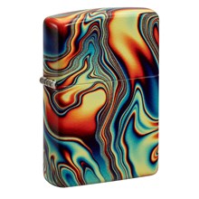 ZIPPO - COLORFUL SWIRL DESIGN