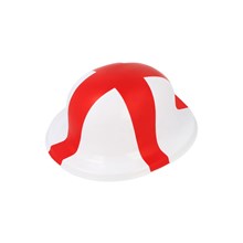 ADULT ST.GEORGE PLASTIC BOWLER HAT