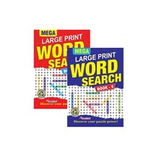 LARGE PRINT WORD SEARCH PUZZLE BOOK A4
