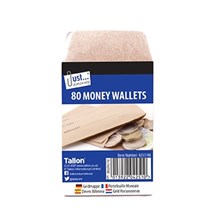 JUST STATIONERY - MONEY WALLETS - 80 PACK
