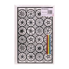 MEDIUM COLOURING BOARD - FLOWER 2