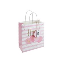 HOORAY BABY GIRL MEDIUM GIFT BAG