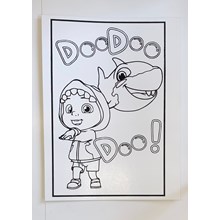 MEDIUM COLOURING BOARDS - COCO SHARK