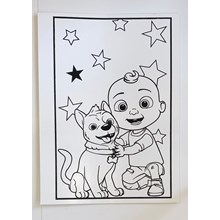 MEDIUM COLOURING BOARDS - COCO DOG