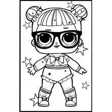 MEDIUM COLOURING BOARDS - LOL GIRL