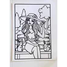 MEDIUM COLOURING BOARDS - DOLL