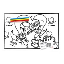 MEDIUM COLOURING BOARDS - SHIMMER GIRL
