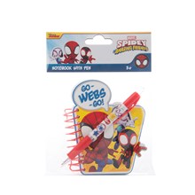 SPIDEY & FRIENDS SHAPED NOTEBOOK WITH PEN
