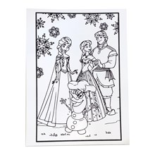 LARGE COLOURING BOARD - F. SNOWMAN