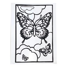 LARGE COLOURING BOARD - BUTTERFLIES