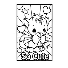 LARGE COLOURING BOARD - SO CUTE