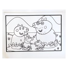 LARGE COLOURING BOARD - PIGS MUD