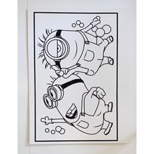 LARGE COLOURING BOARD - MINIONS