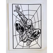 LARGE COLOURING BOARD - SPIDER