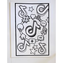 LARGE COLOURING BOARD - TOK 1