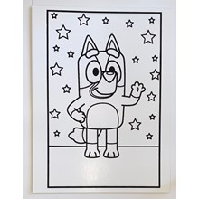 LARGE COLOURING BOARD - BLUE 1