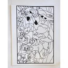 LARGE COLOURING BOARD - S. DOG RUN