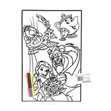 LARGE COLOURING BOARD - WATCH CANDLE