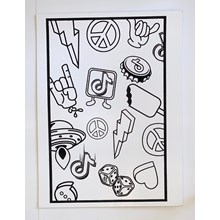 LARGE COLOURING BOARD - TOK 2