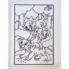 LARGE COLOURING BOARD - DALMATIONS