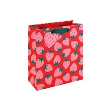 NEON STRAWBERRY MEDIUM GIFT BAG