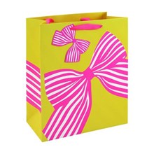 NEON BOW LARGE GIFT BAG