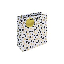 MONO DOTS WHITE MEDIUM GIFT BAG